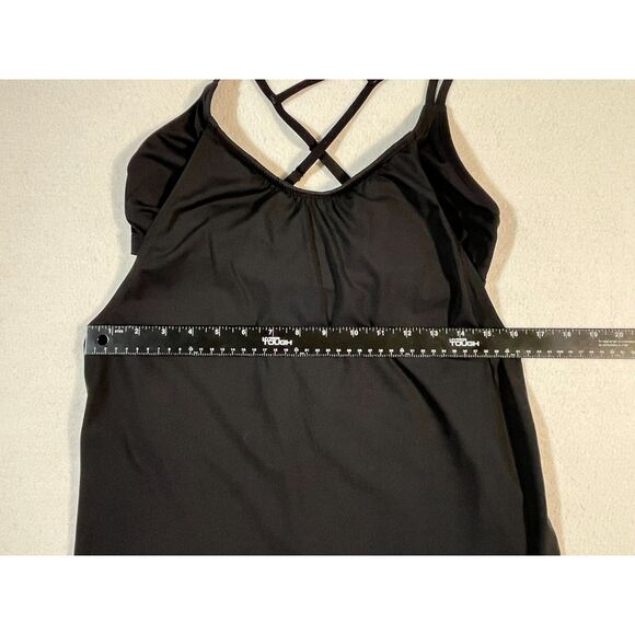 Athleta Black Solace Support Small Racerback Tank Yoga Pilates Workout EUC - Picture 4 of 5